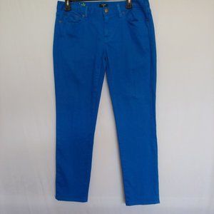 J. Crew blue toothpick stretch taper leg size 29